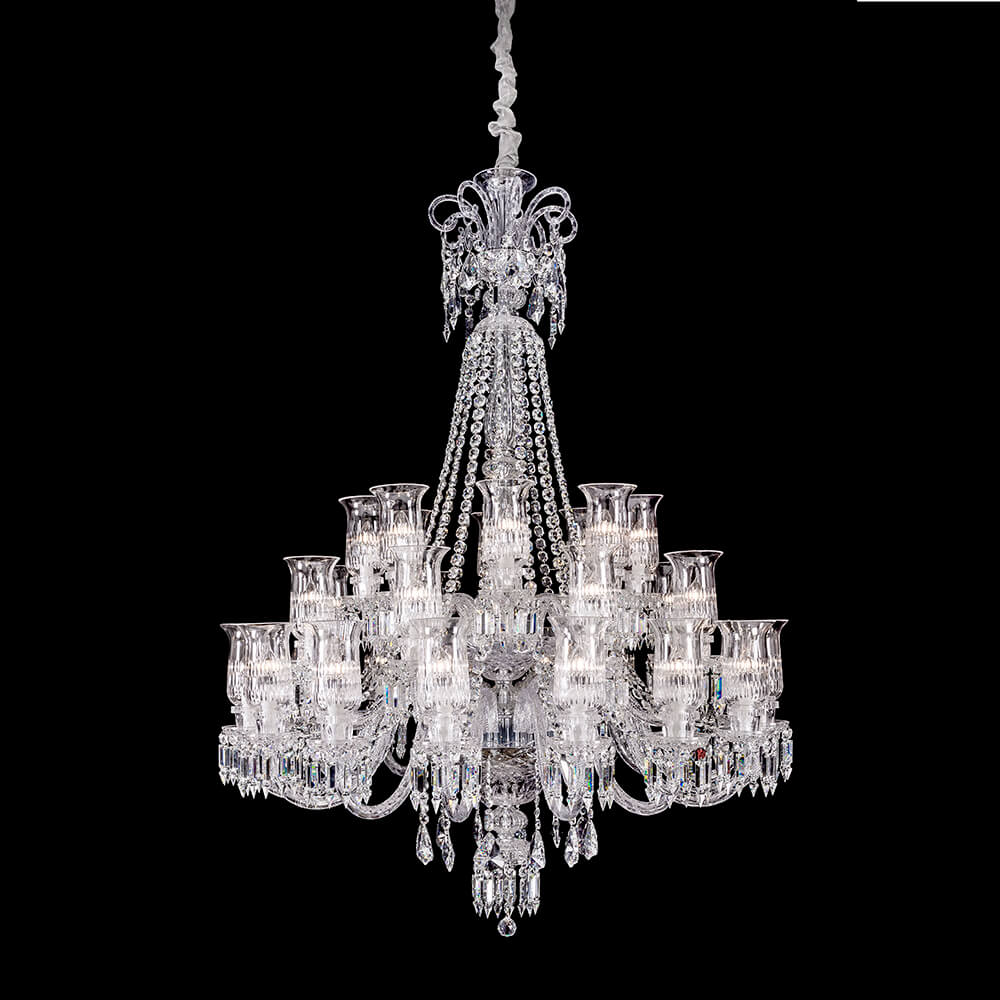 Baccarat Crystal Cups Chandelier For Living Room-MEET LIGHTING