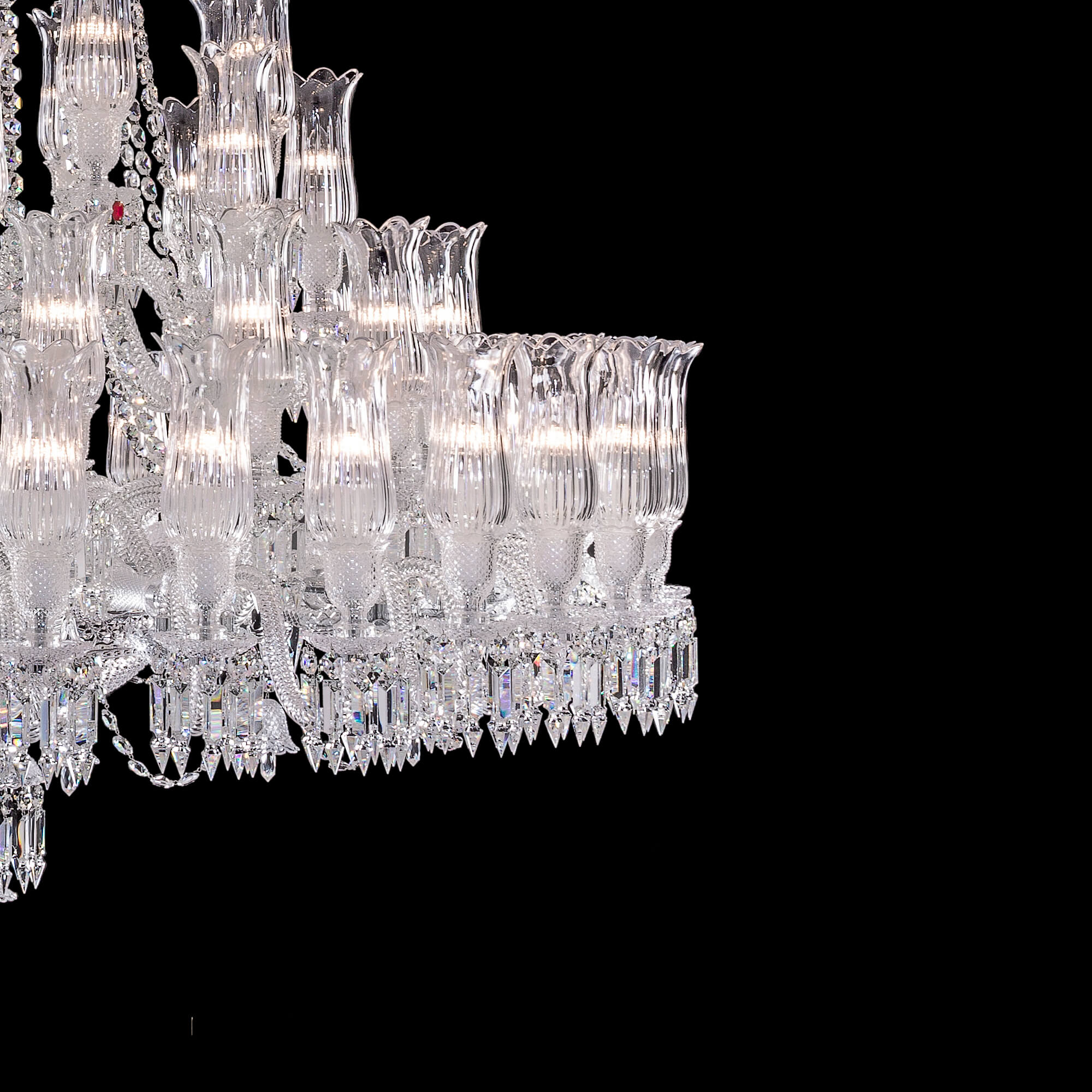Baccarat Large Entrance Crystal Chandelier-MEET LIGHTING