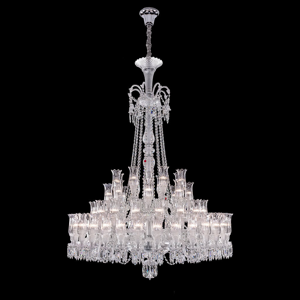 Baccarat Large Entrance Crystal Chandelier-MEET LIGHTING