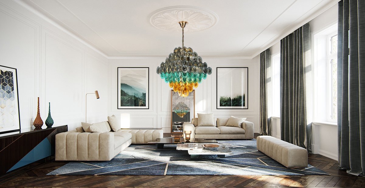 Bettina Round Chandelier-MEET LIGHTING