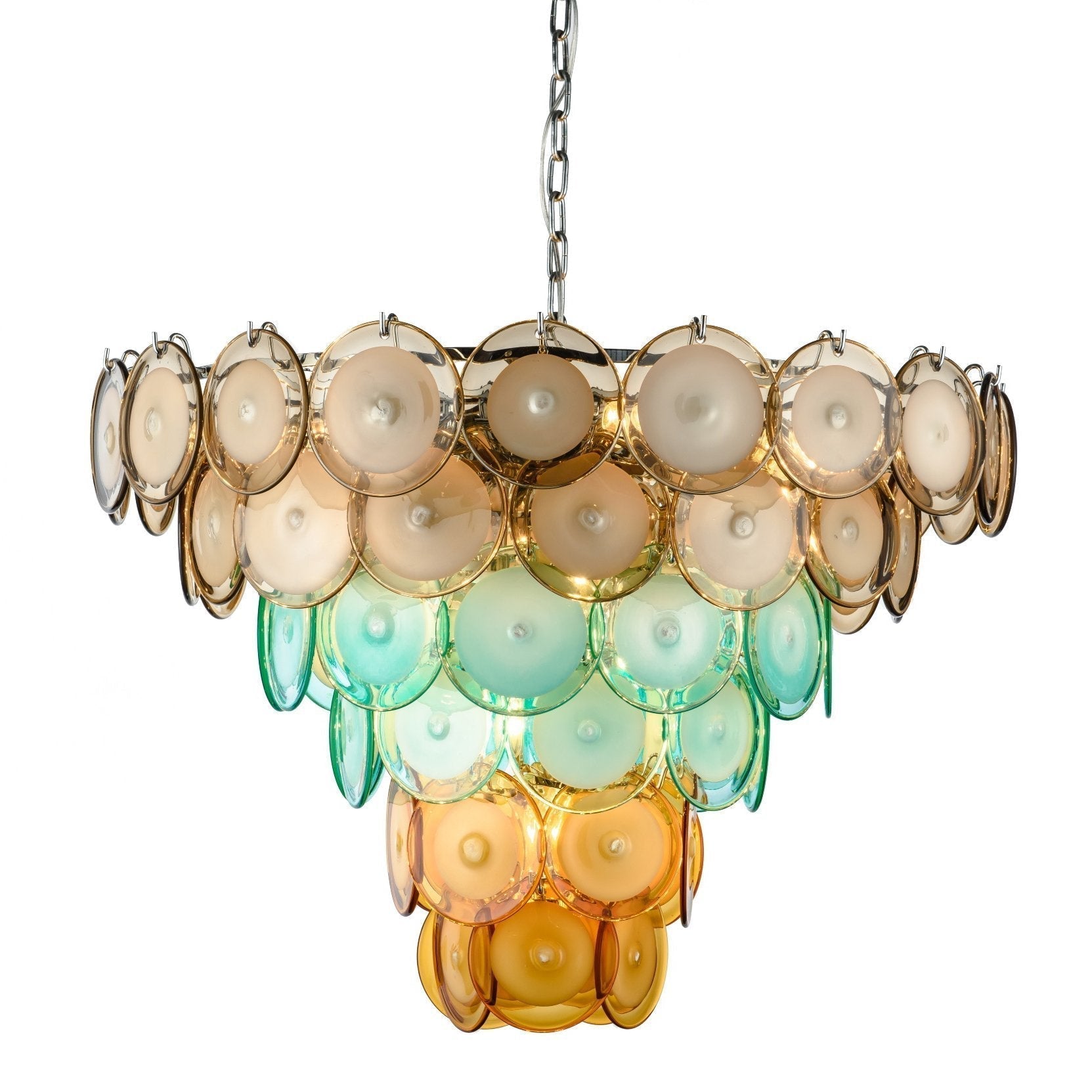 Bettina Round Chandelier-MEET LIGHTING