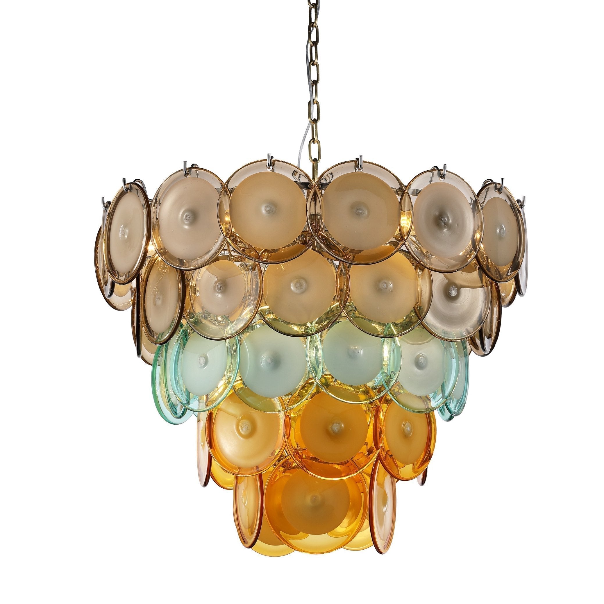 Bettina Round Chandelier-MEET LIGHTING