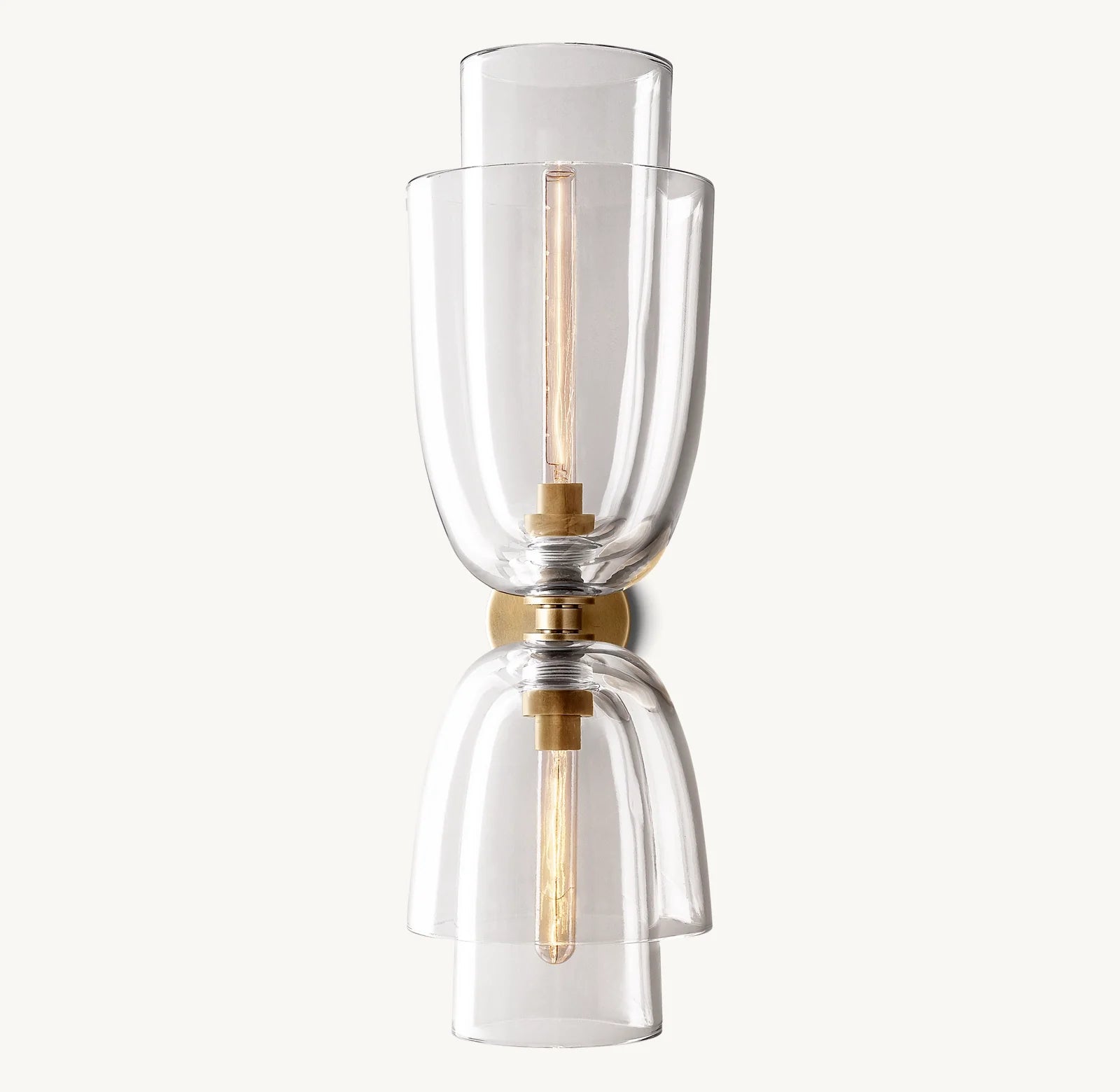 Blom Clear Glass Cloche Grand Sconce