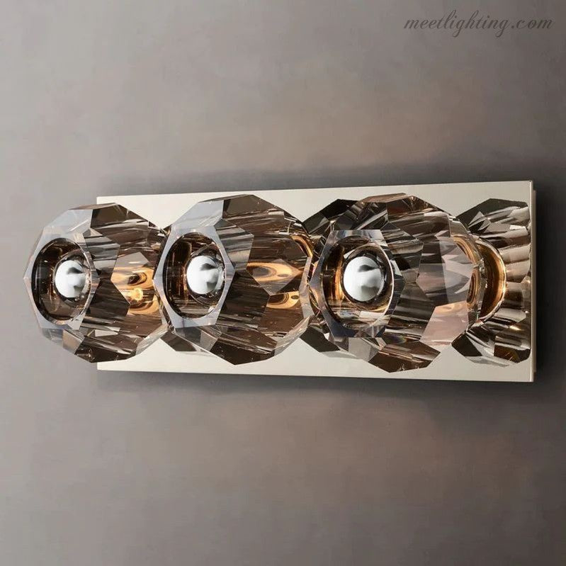Boule Glass Linear Short Wall Sconce-Meet Lighting