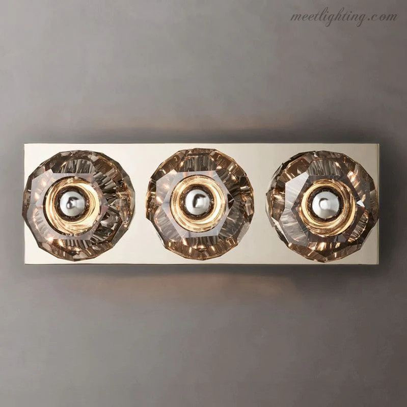 Boule Glass Linear Short Wall Sconce-Meet Lighting