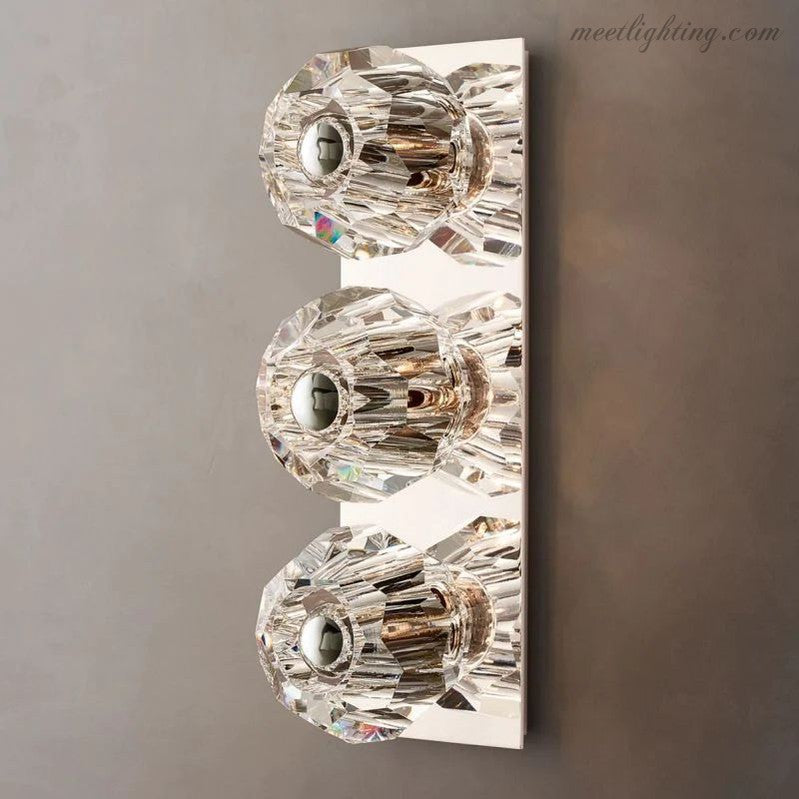 Boule Glass Linear Short Wall Sconce-Meet Lighting