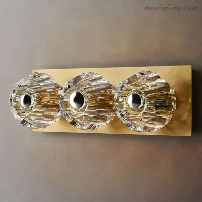 Boule Glass Linear Short Wall Sconce-Meet Lighting