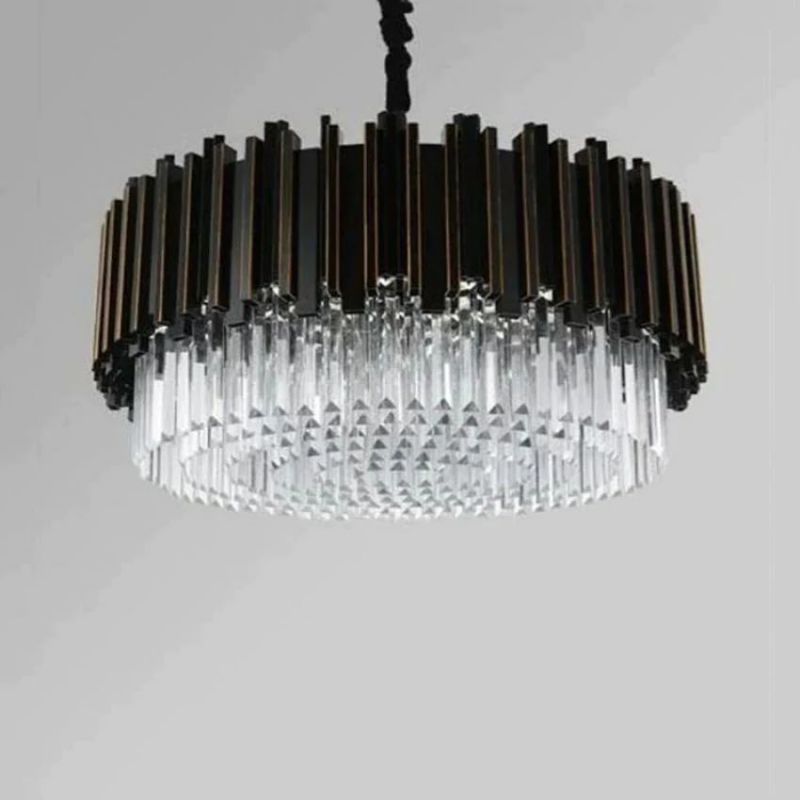 Bourbons Alfonso Crystal Round Chandelier-MEET LIGHTING