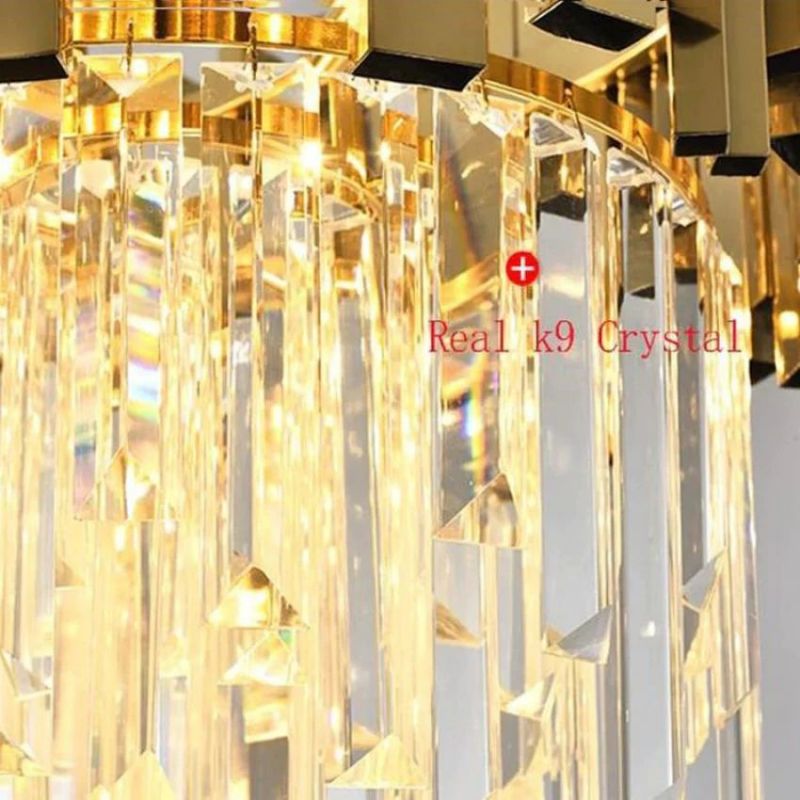 Bourbons Antoine Crystal Round Chandelier-MEET LIGHTING