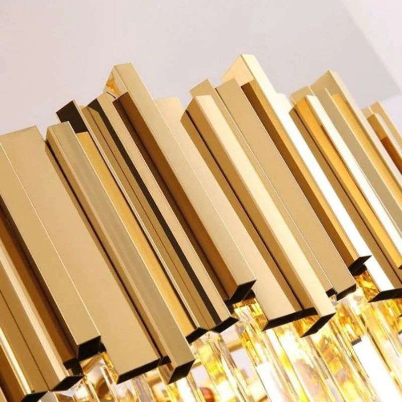 Bourbons Flushmount Chandelier-MEET LIGHTING