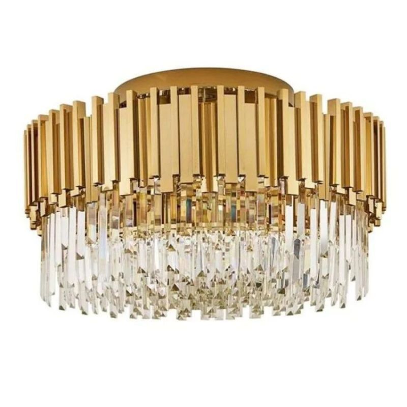 Bourbons Flushmount Chandelier-MEET LIGHTING