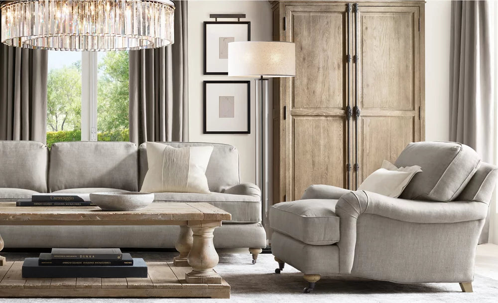 RHYS ROUND CHANDELIER 32"
