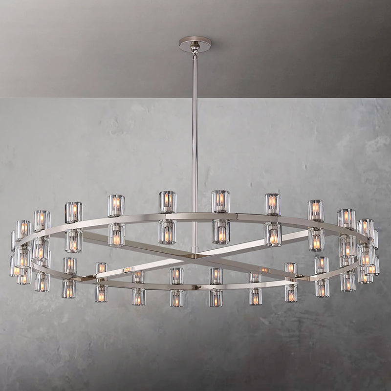 Arcachon Crystal Round Chandelier 48"