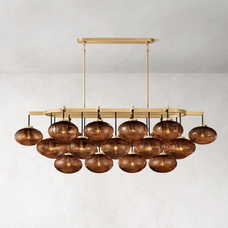 Cabrette Linear Chandelier 72"-MEET LIGHTING
