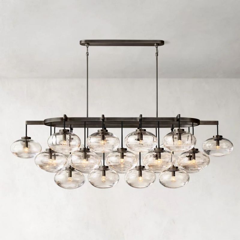 Cabrette Linear Chandelier 72"-MEET LIGHTING