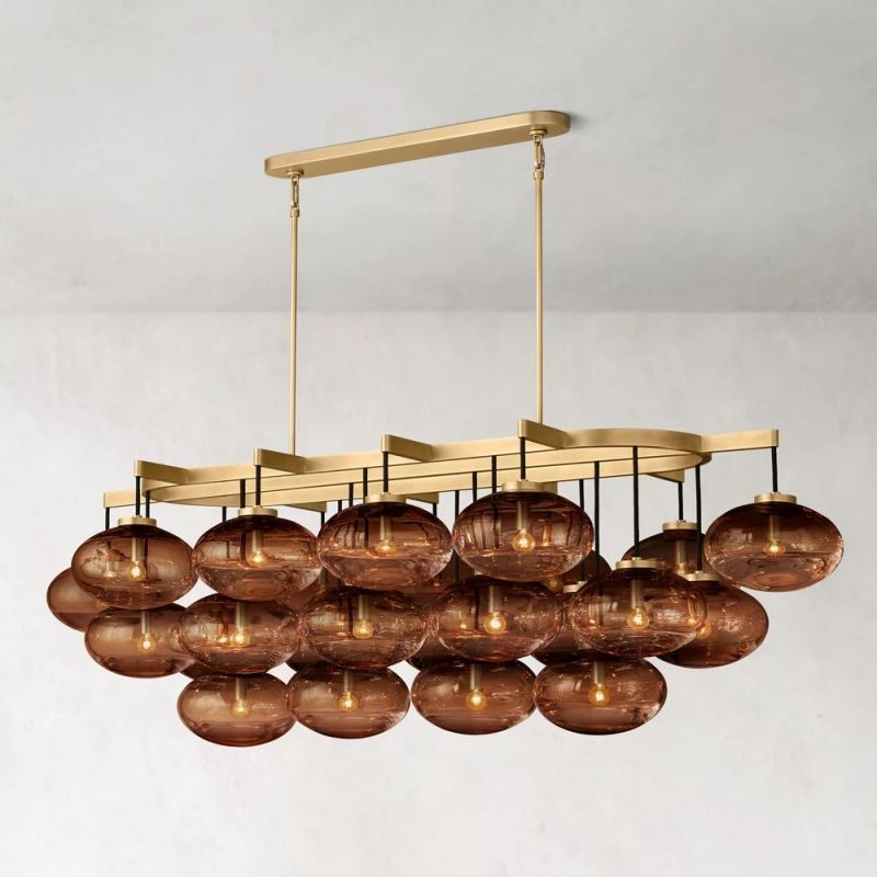 Cabrette Linear Chandelier 72"-MEET LIGHTING