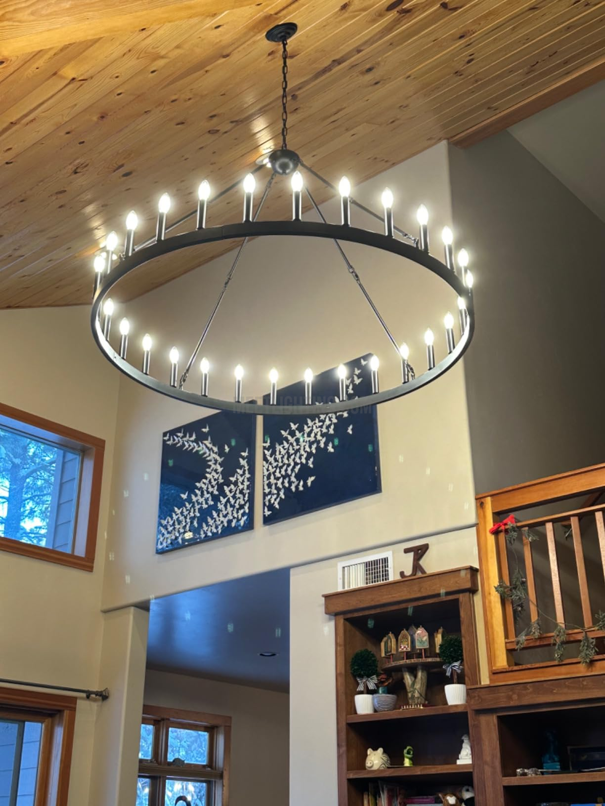 Camino Vintage Candelabra Round Chandelier 73" 63" 50" 38" 26"-MEET LIGHTING