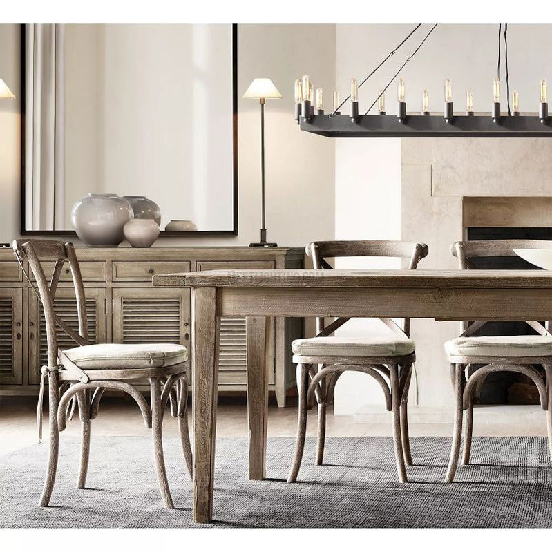 Camino Vintage Filament Rectangular Chandelier 41" 52"-MEET LIGHTING