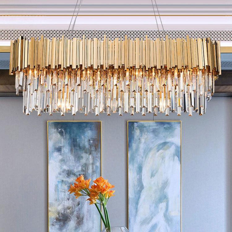 Candi Crystal Chandelier for Dining Room-MEET LIGHTING