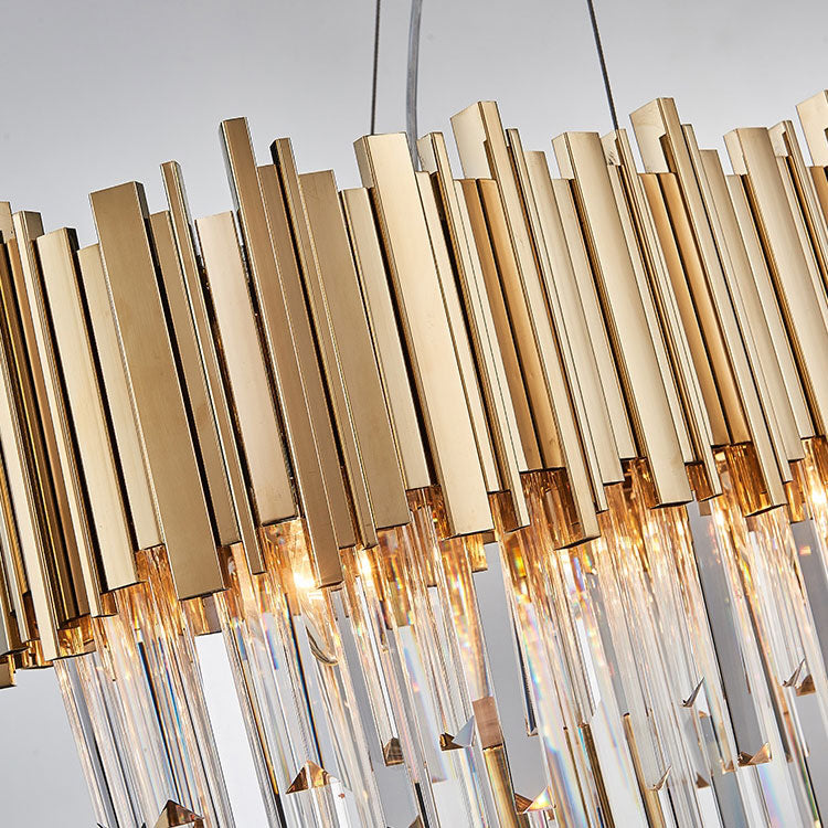 Candi Crystal Chandelier for Dining Room-MEET LIGHTING