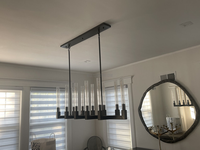 Cannele Linear Chandelier 67"-MEET LIGHTING