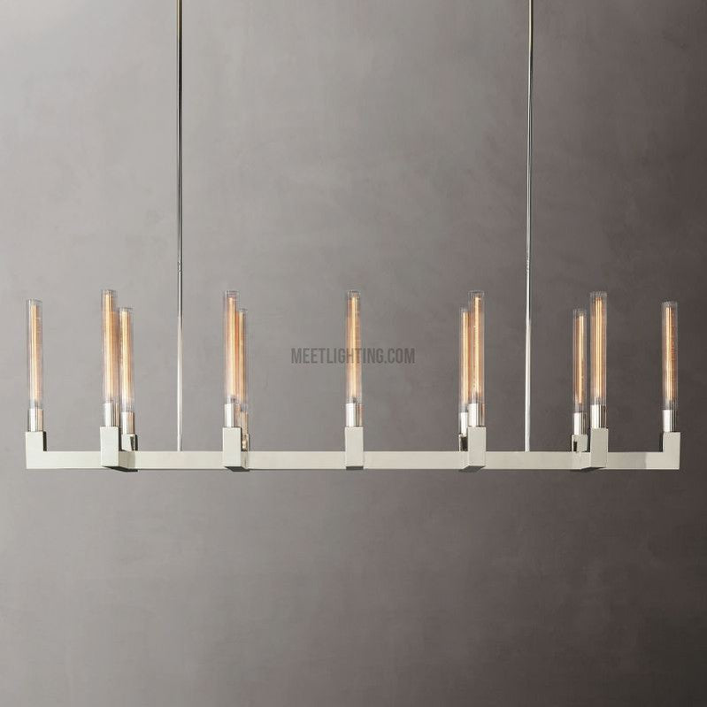 Cannele Linear Chandelier 67"-MEET LIGHTING