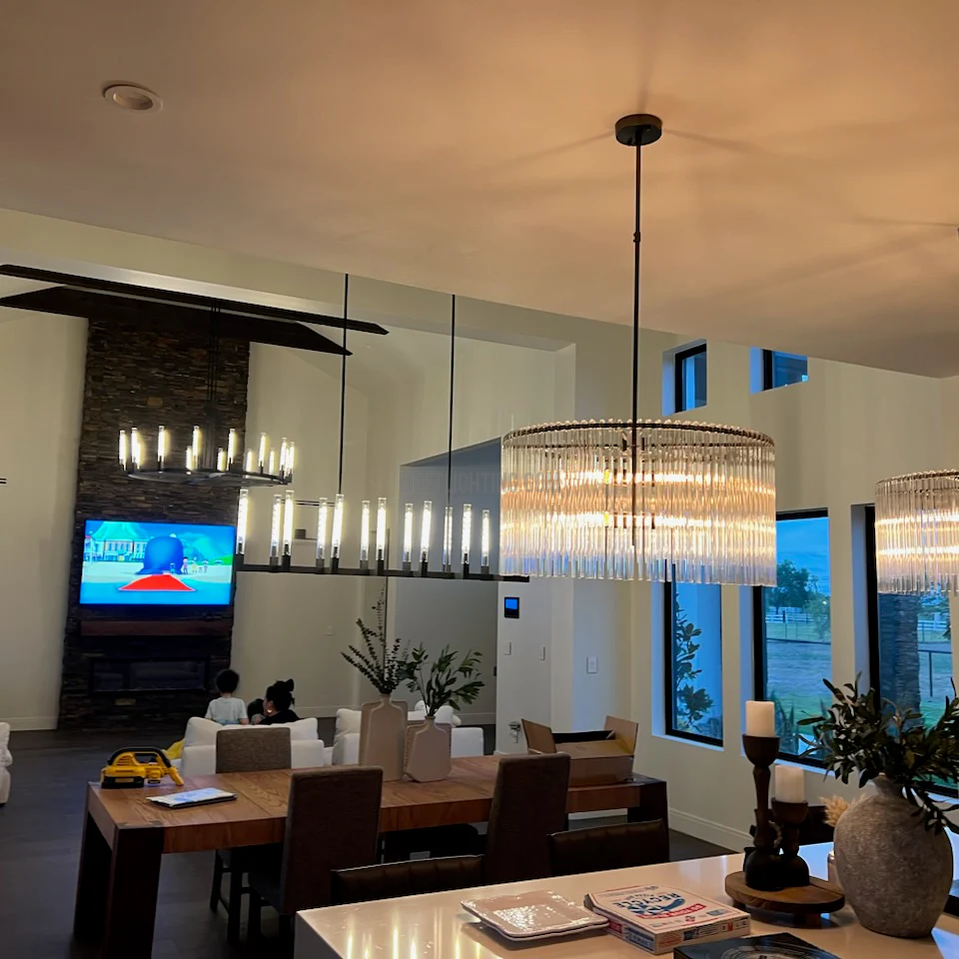 Cannele Linear Chandelier 67"-MEET LIGHTING