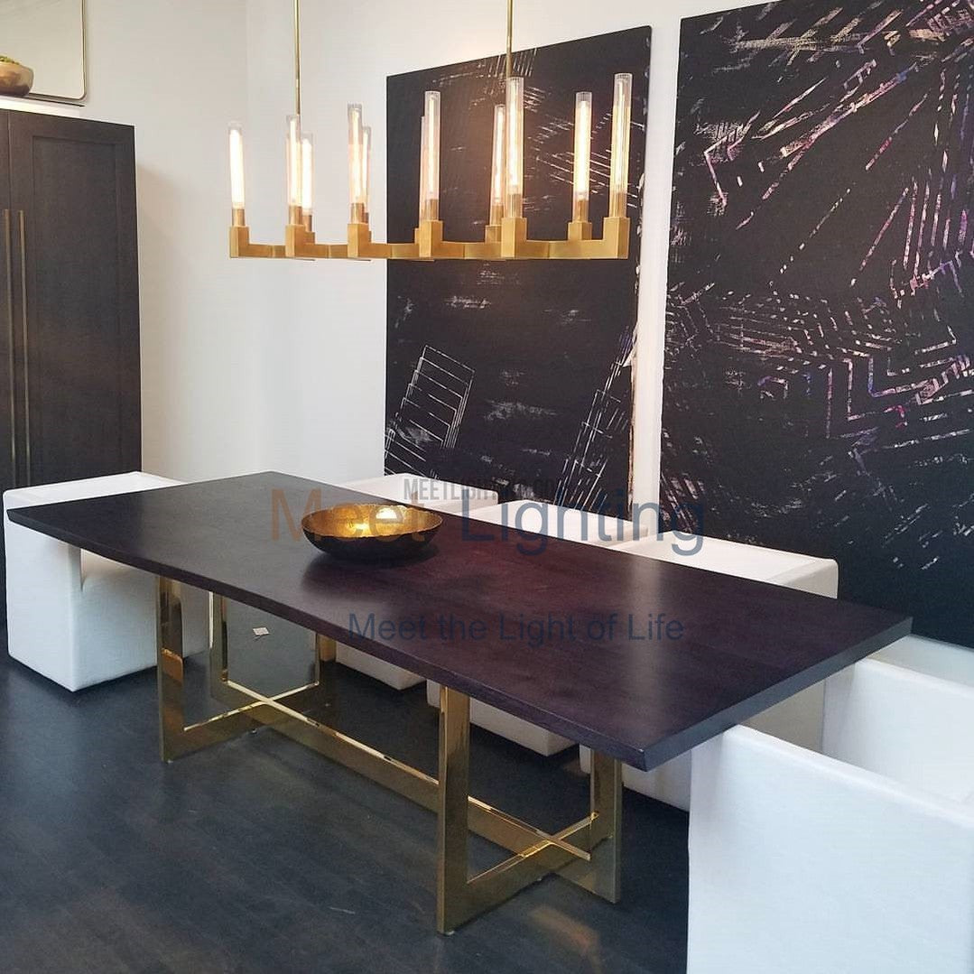 Cannele Linear Chandelier 67"-MEET LIGHTING