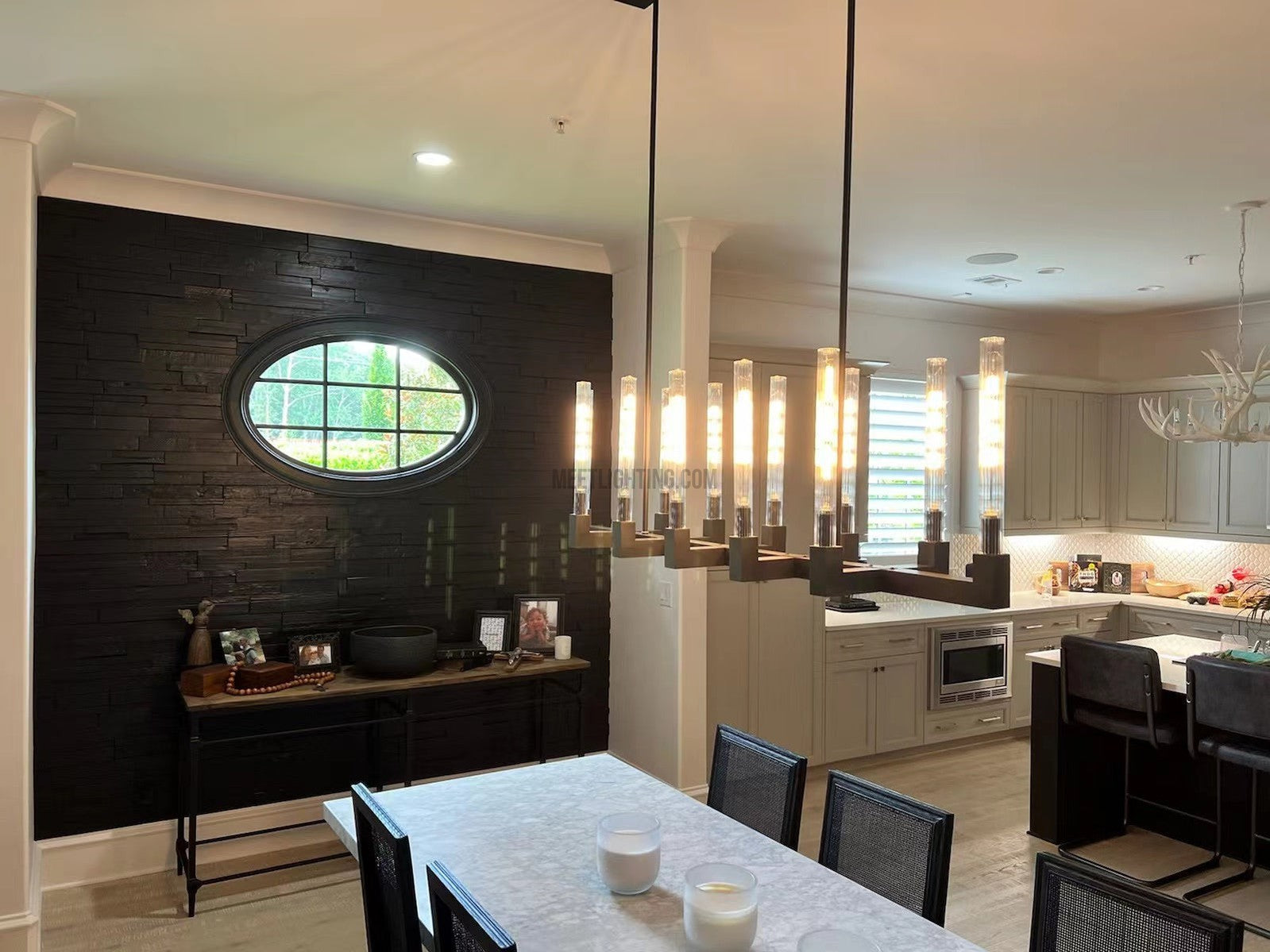 Cannele Linear Chandelier 67"-MEET LIGHTING