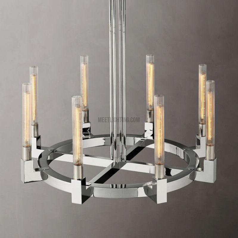 Cannele Round Chandelier 36"-MEET LIGHTING
