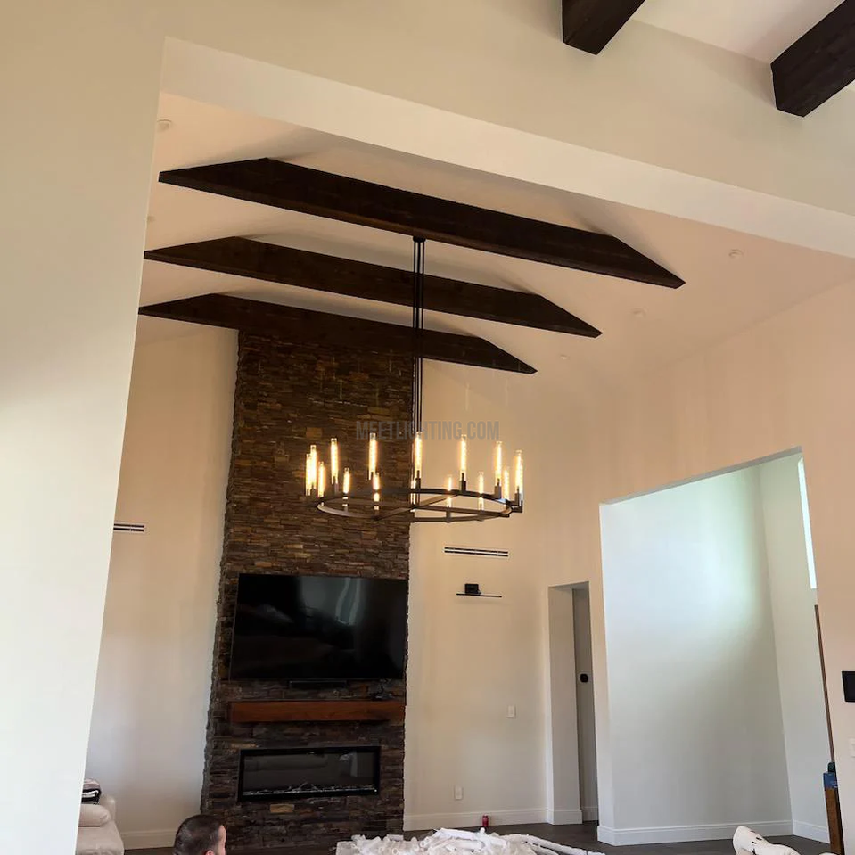 Cannele Round Chandelier 72"-MEET LIGHTING