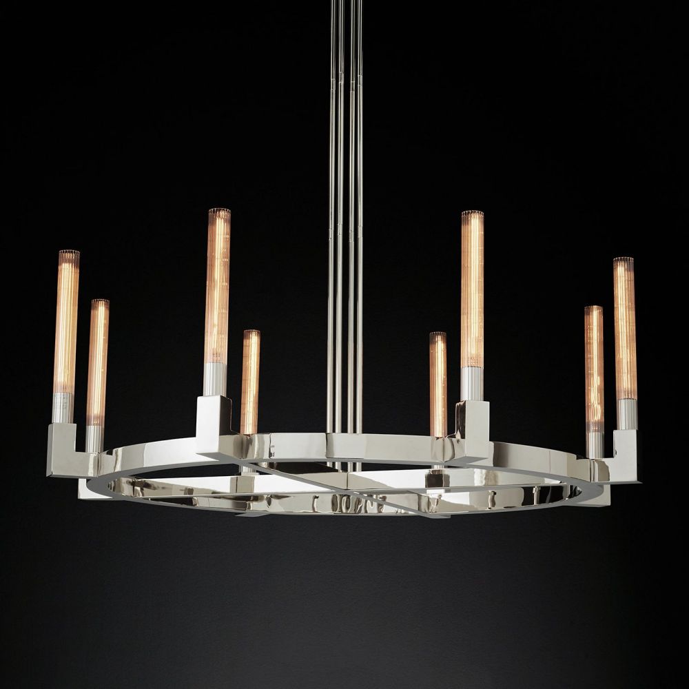 Cannel Round Chandelier-MEET LIGHTING