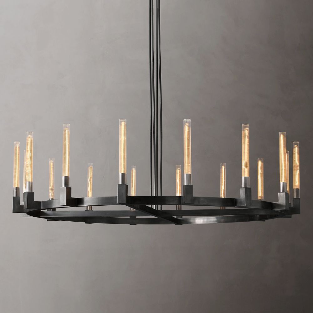 Cannel Round Chandelier-MEET LIGHTING