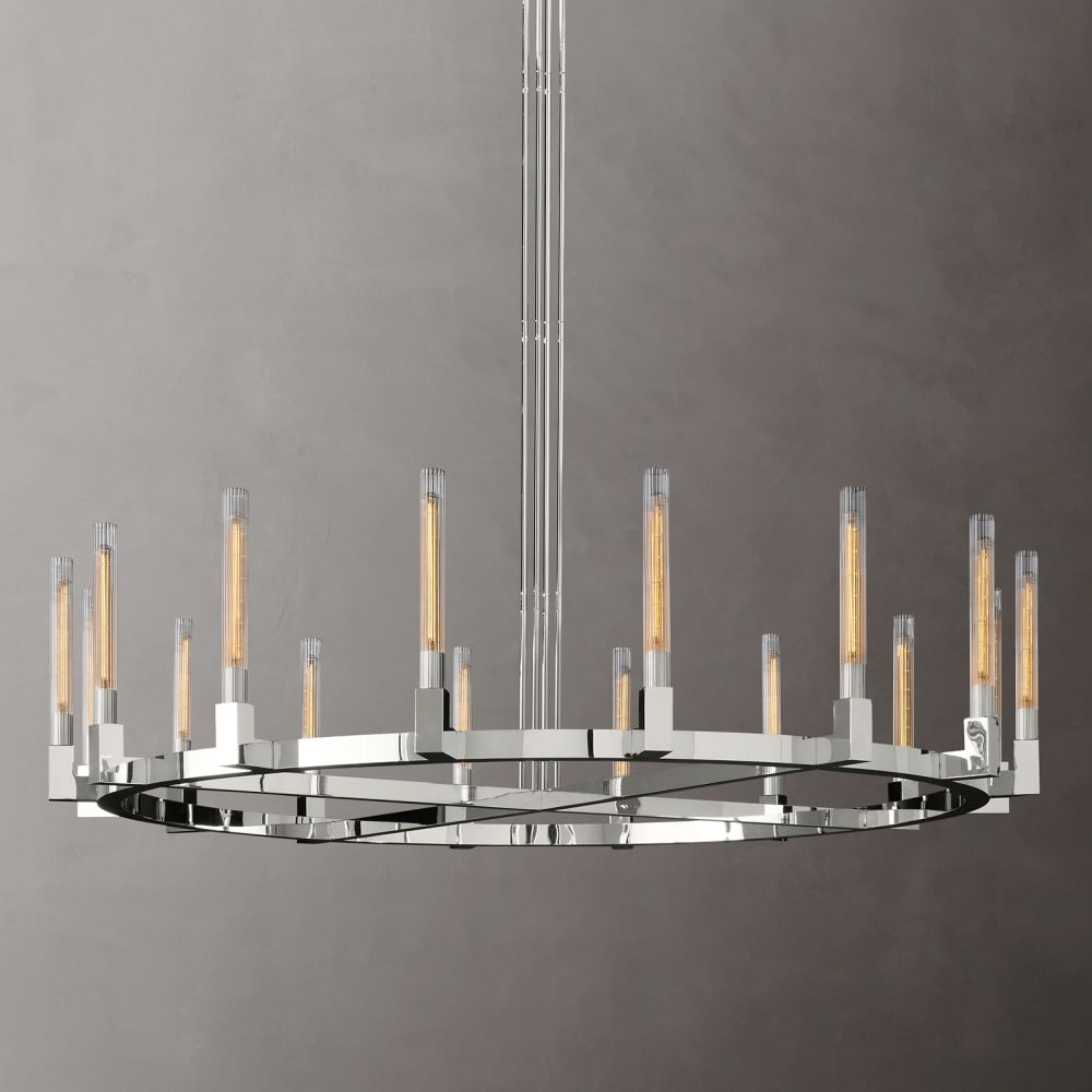 Cannel Round Chandelier-MEET LIGHTING