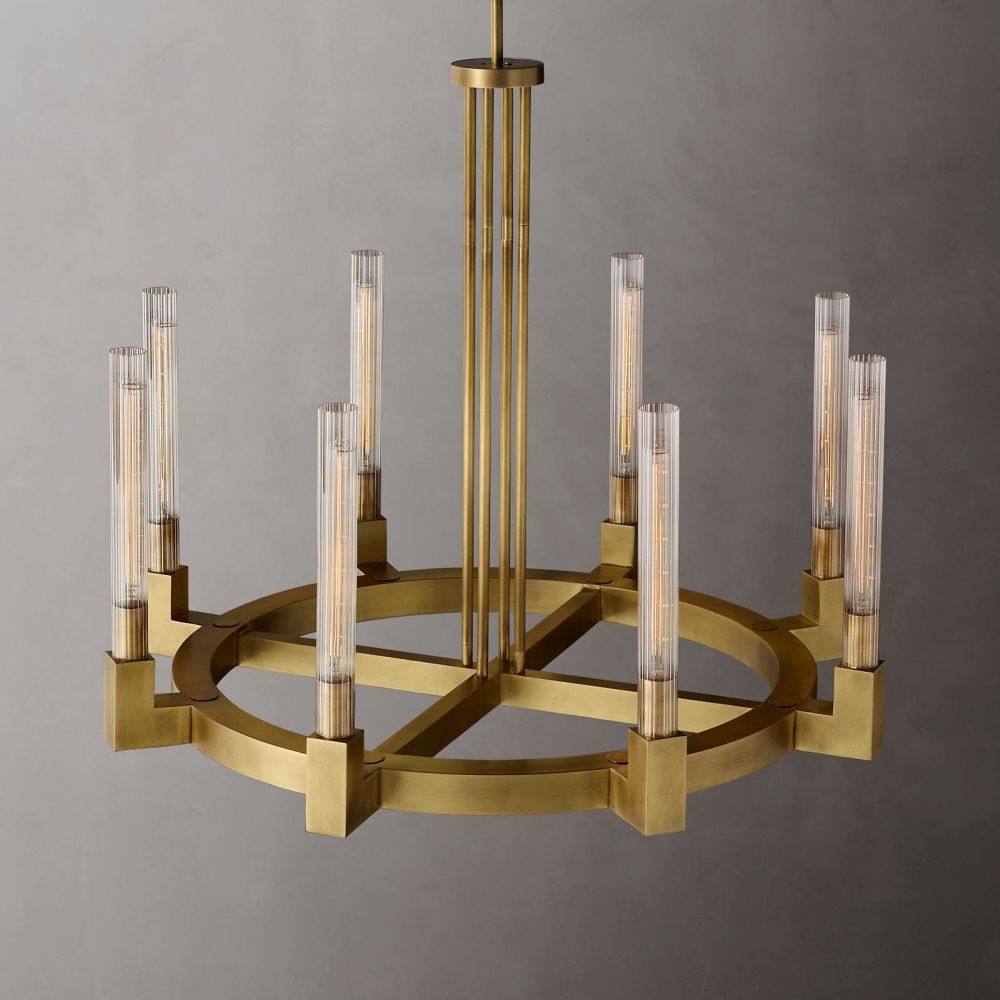 Cannel Round Chandelier-MEET LIGHTING