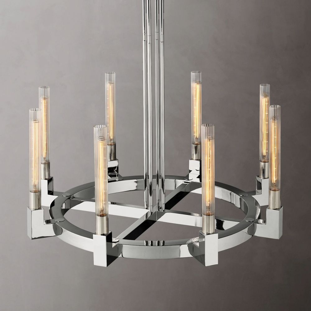 Cannel Round Chandelier-MEET LIGHTING