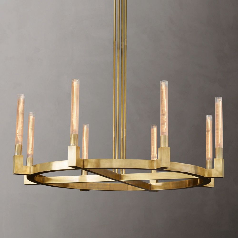 Cannel Round Chandelier-MEET LIGHTING