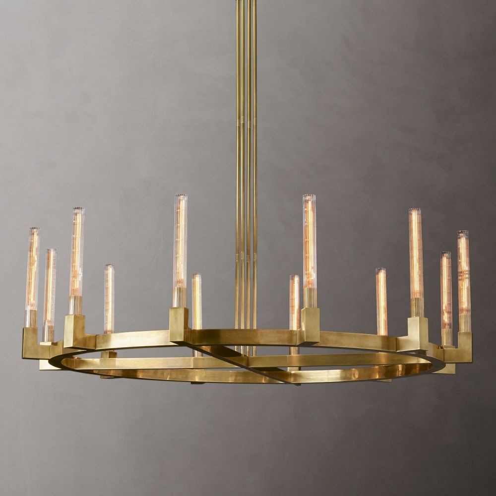 Cannel Round Chandelier-MEET LIGHTING