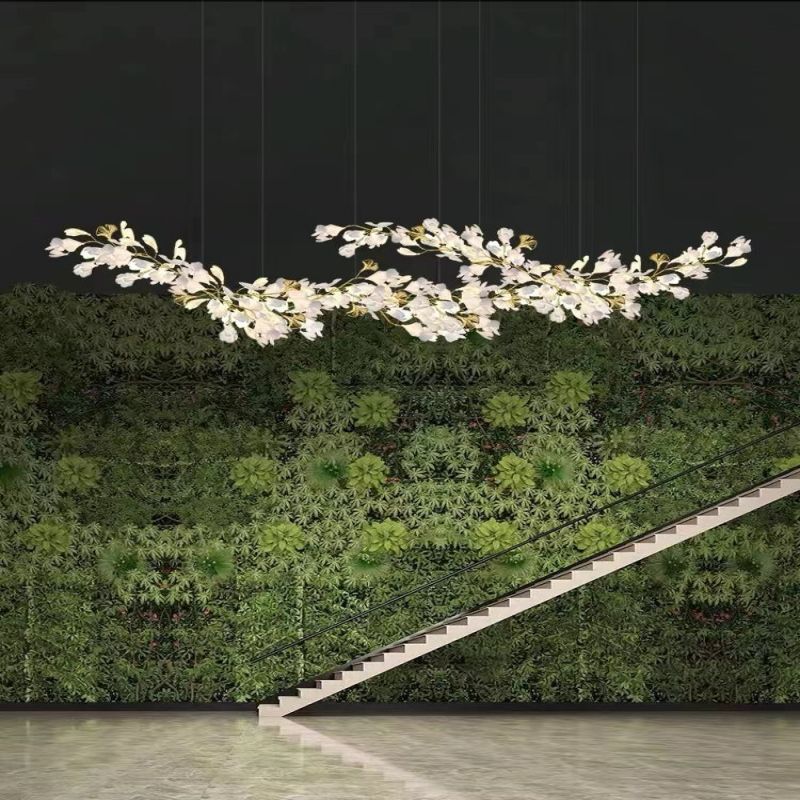 Ceramic Ginkgo Modern Chandelier-MEET LIGHTING