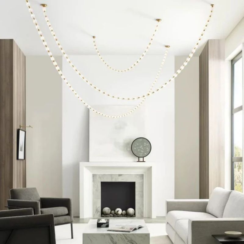 Charm Necklace Chandelier-MEET LIGHTING