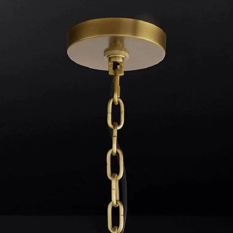 Chasel Brass Chandelier 24"-MEET LIGHTING