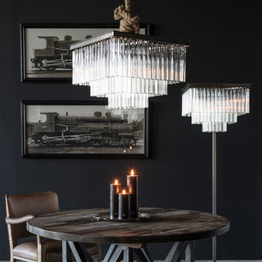 Chelo Square Chandelier-MEET LIGHTING