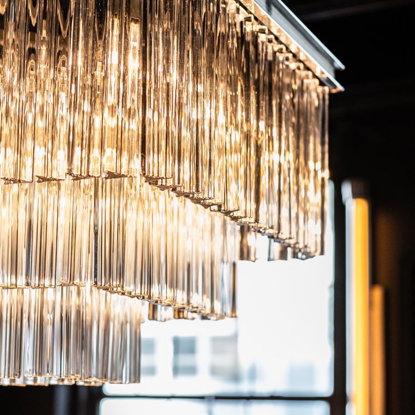 Chelo Square Chandelier-MEET LIGHTING