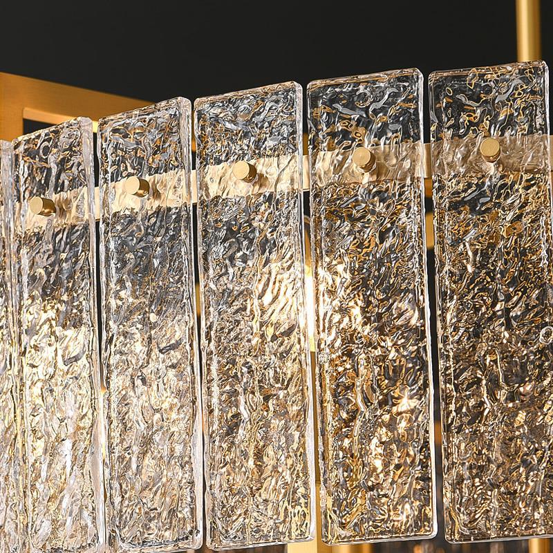 Classic Moire Crystal Round Chandelier-MEET LIGHTING