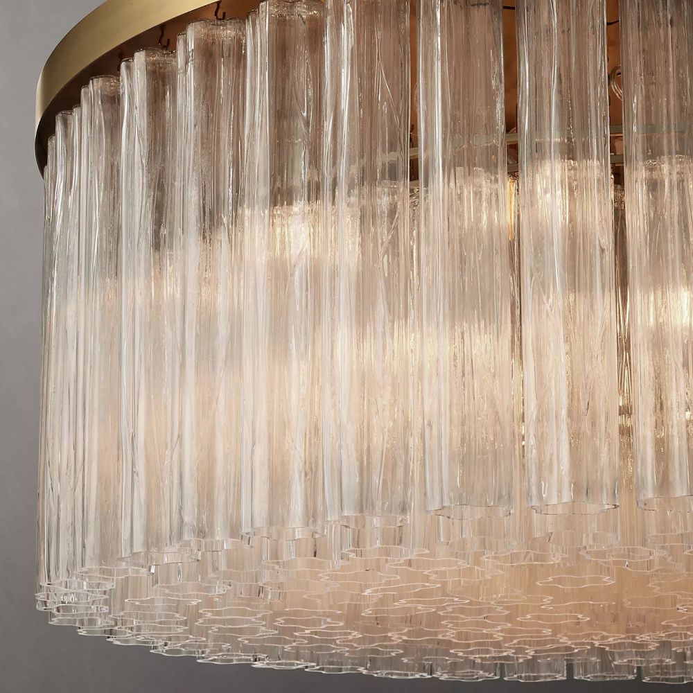 Clele Round Chandelier 48"-MEET LIGHTING