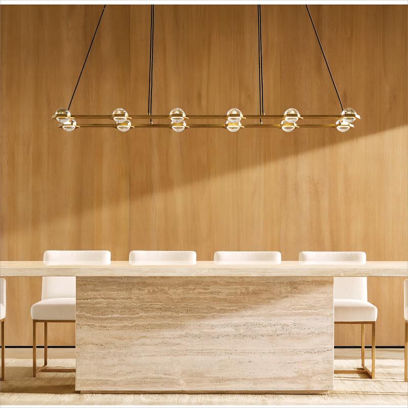 Ecbatant Rectangular Chandelier-MEET LIGHTING
