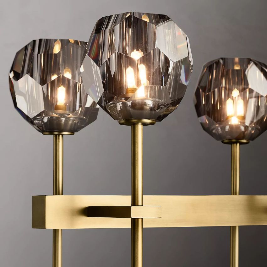 Boule Linear Chandelier-MEET LIGHTING