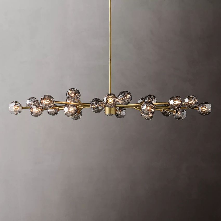 Boule Oval Chandelier 72"-MEET LIGHTING