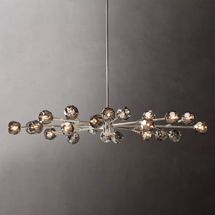 Boule Oval Chandelier 72"-MEET LIGHTING