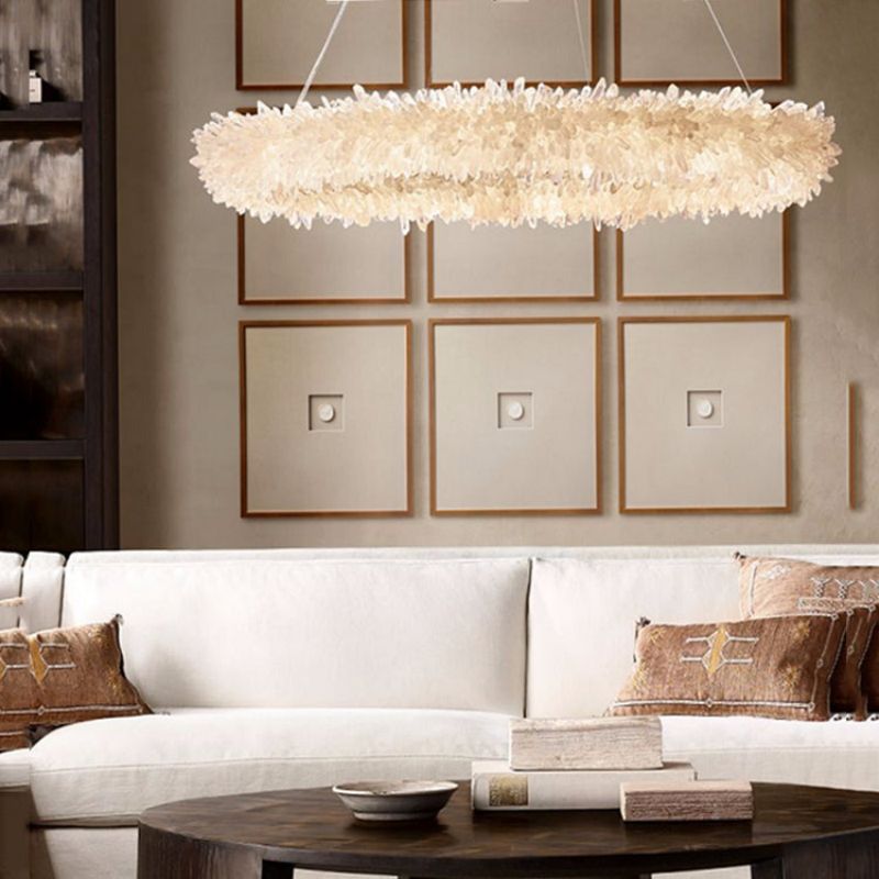 Vosa Crystal Halo Chandelier-MEET LIGHTING